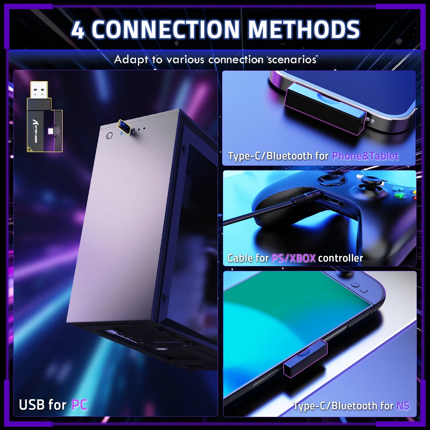 Attack Shark L80 Pro Wireless Gaming Headset