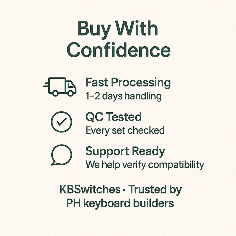 Durock v3 Platemount Stabilizers (Stock/Lubed+Holee Mod)