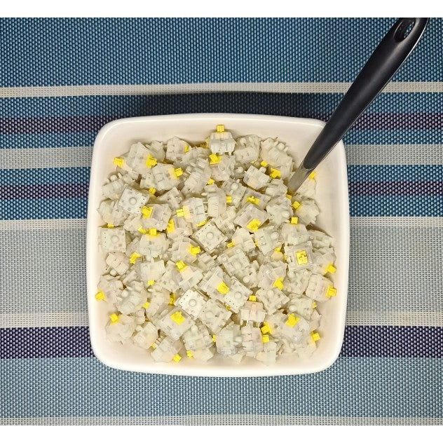 Gateron Milky Yellow and Milky Pro