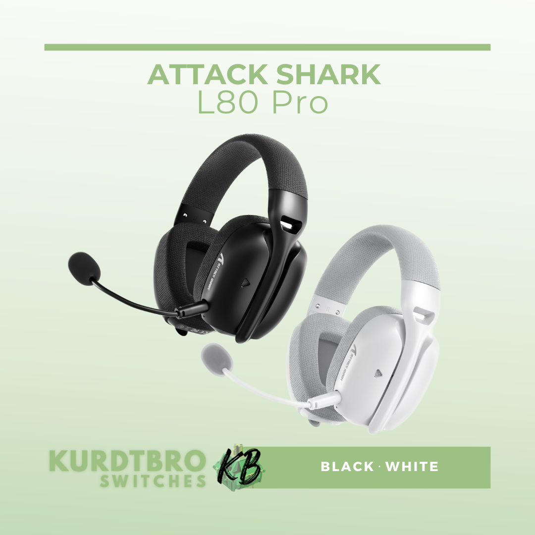 Attack Shark L80 Pro Wireless Gaming Headset