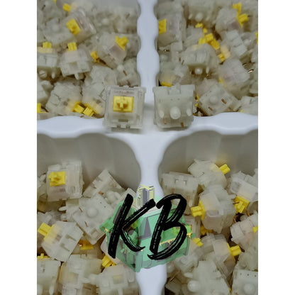 Gateron Milky Yellow and Milky Pro