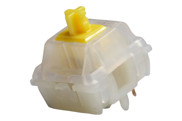 10 PCS Gateron Yellow Milky and Milky PRO Switches 5 Pin (Stock/Lubed/Lubed+Film)