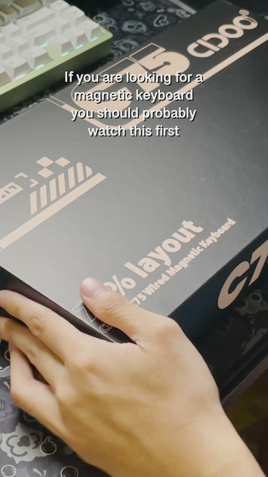 Cidoo C75 Rapid Trigger Mechanical Keyboard With Magnetic Switch